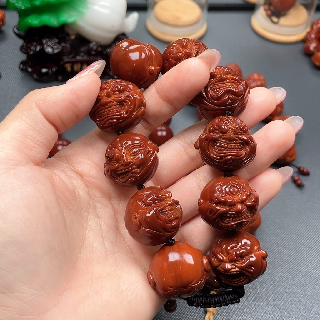 c***民手串橄榄核恶僧手串