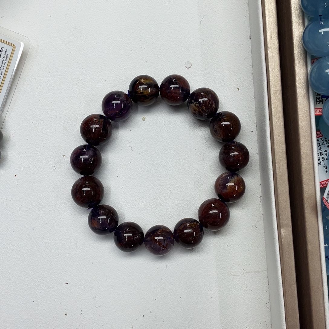 水晶手串紫幽灵未镶嵌