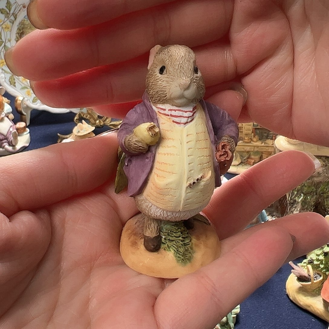 摆件中古美物 彼得兔