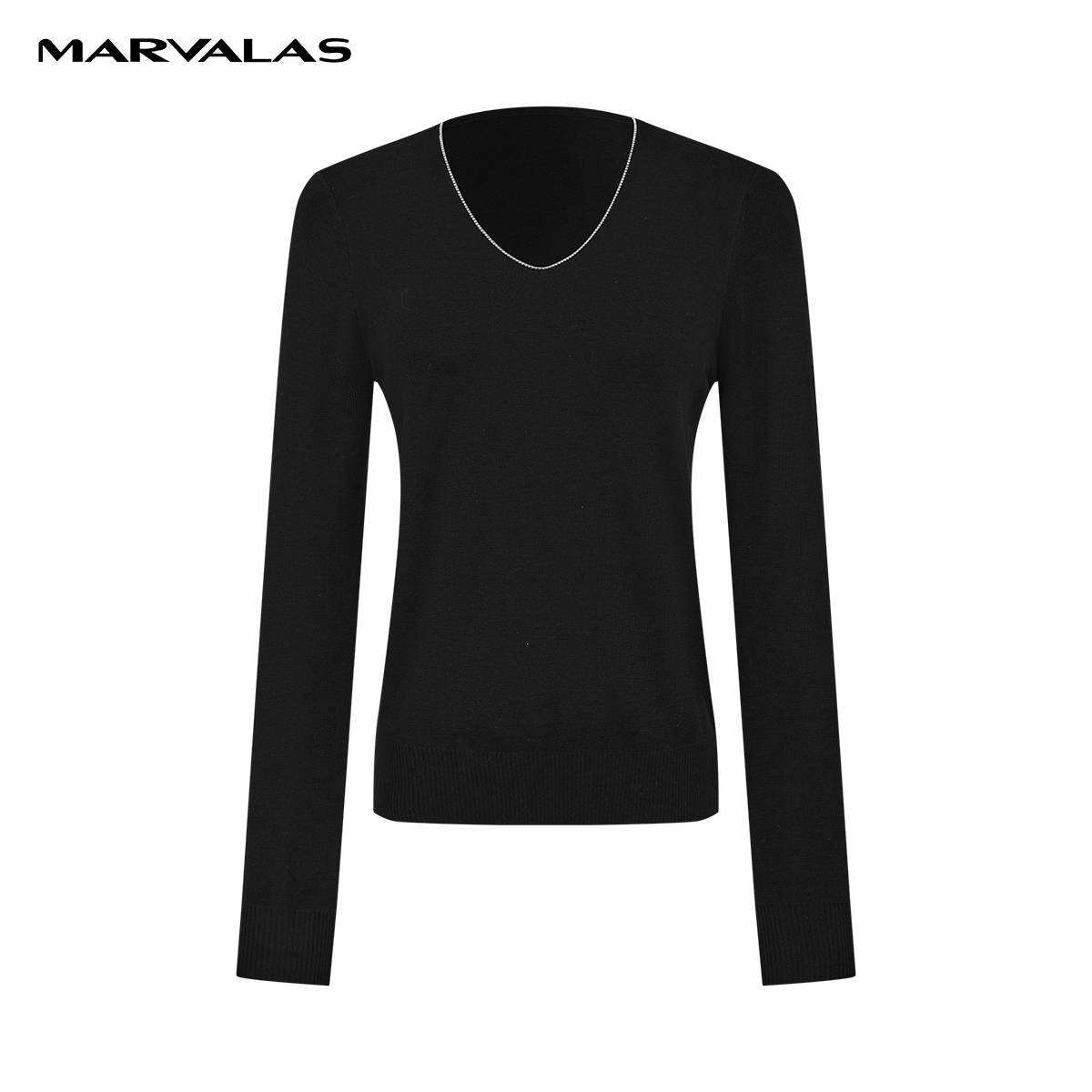 【小七专属】Polo领棉质套头衫撞色提花设计感短袖针织衫M733302039