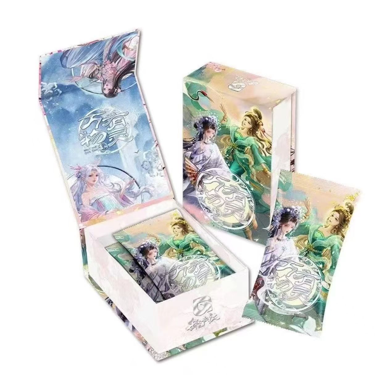 【拆盒】万物有灵花间竹梦国风收藏卡牌默认代拆