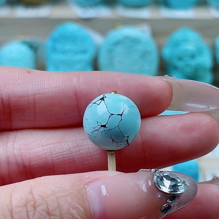 未镶嵌绿松石珠宝奇石