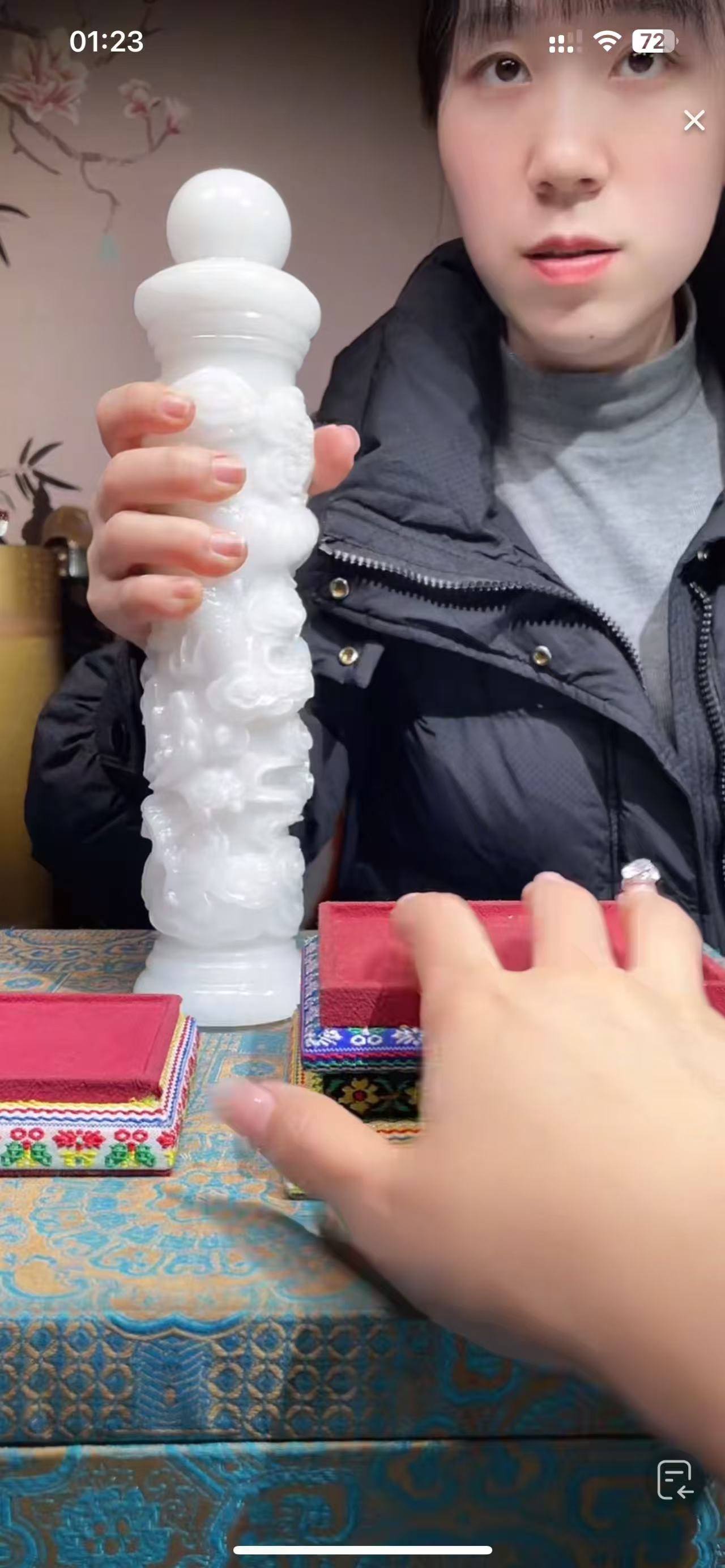 特色摆件家居摆件31龙柱石
