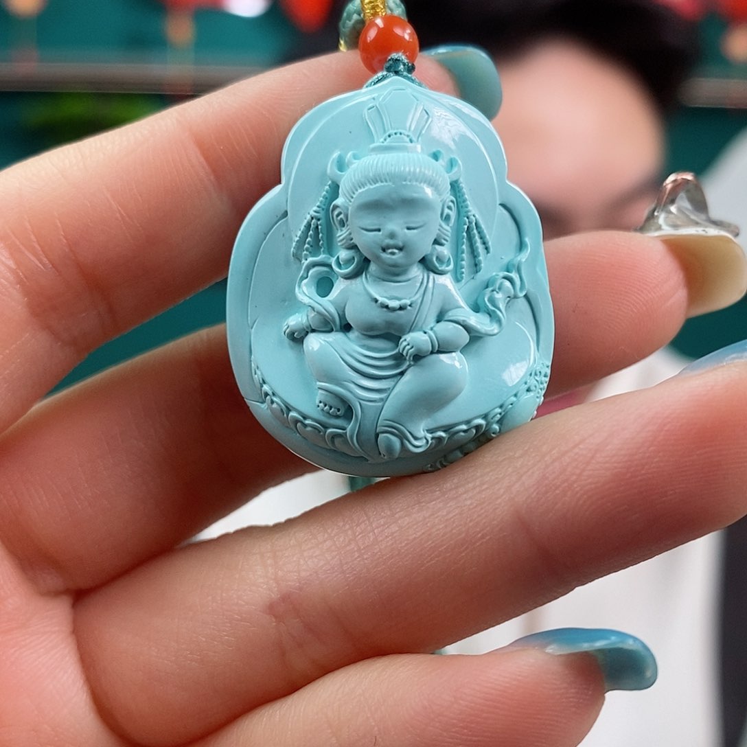 绿松石珠宝奇石未镶嵌