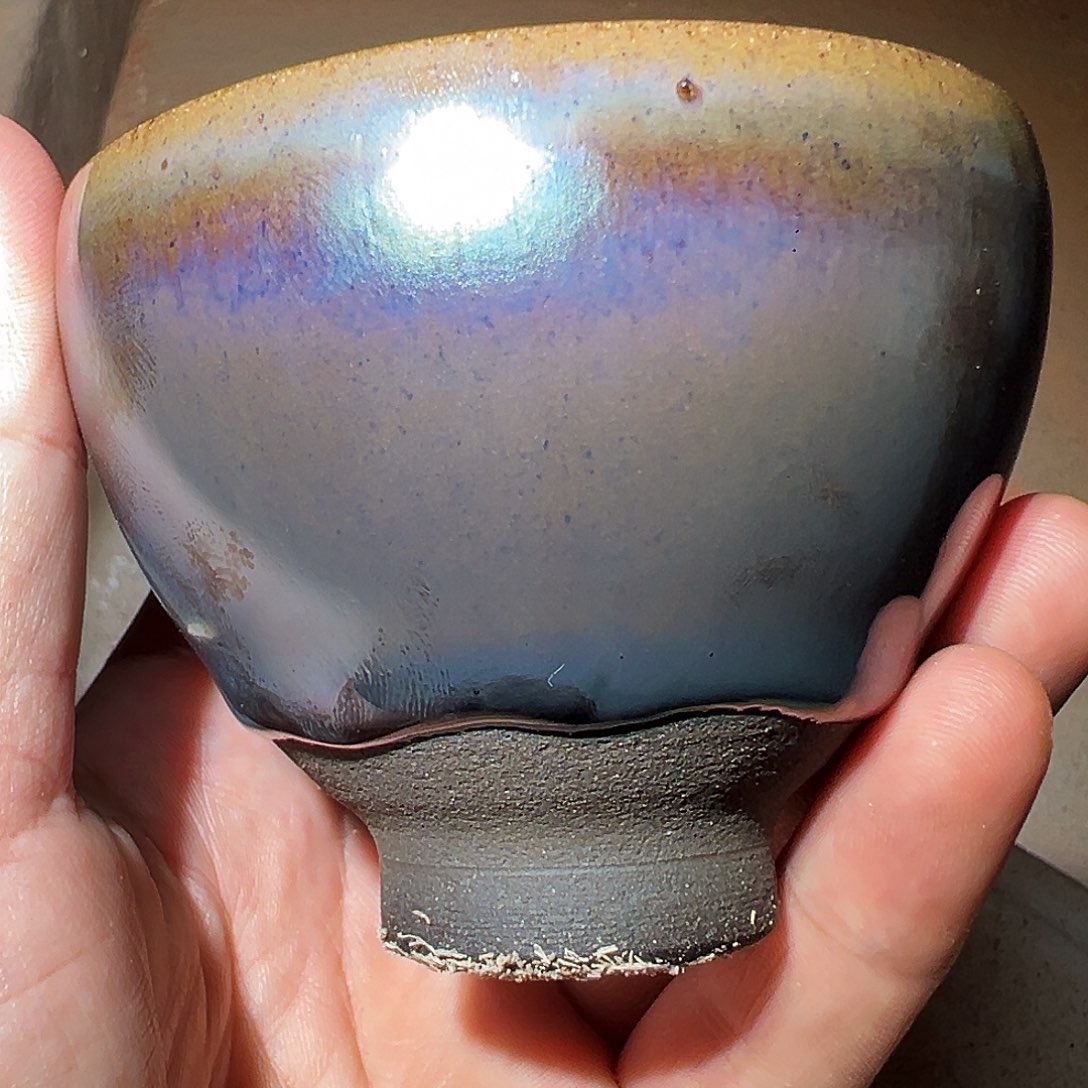 茶盏叶新奴行知省陶大师