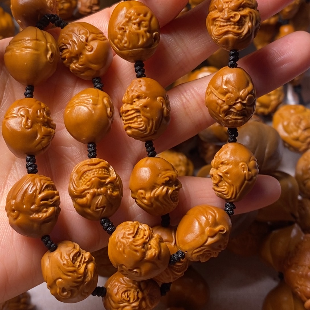 卷***蛇手串/手链橄榄核恶僧手持