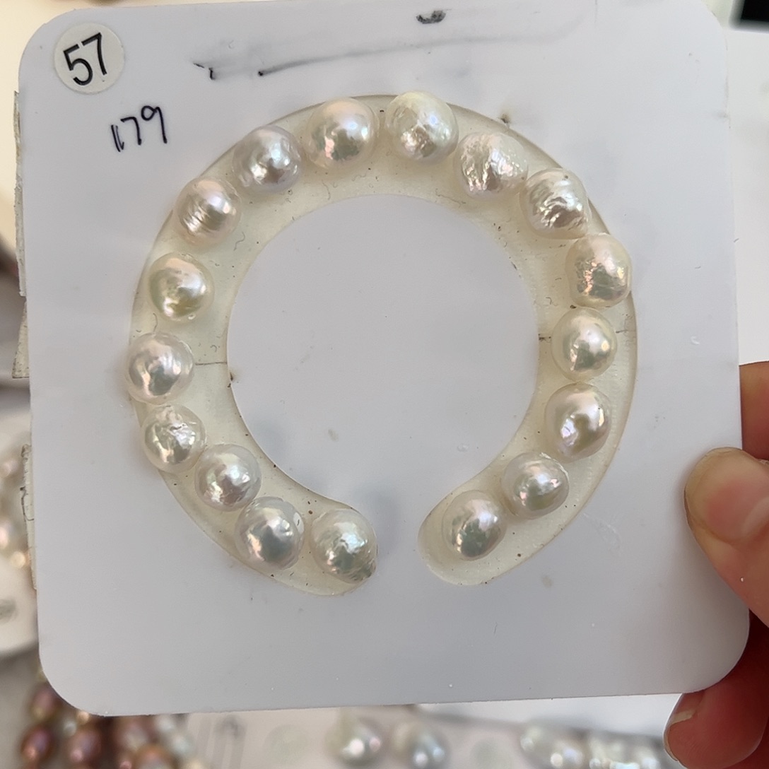 淡水珍珠耳环银S925镶嵌