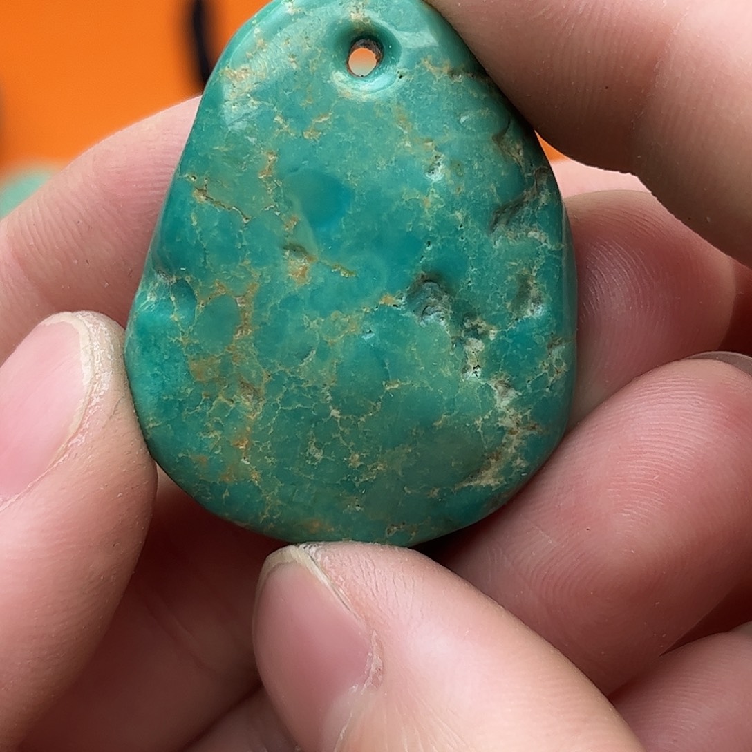 绿松石未镶嵌吊坠(不含链)