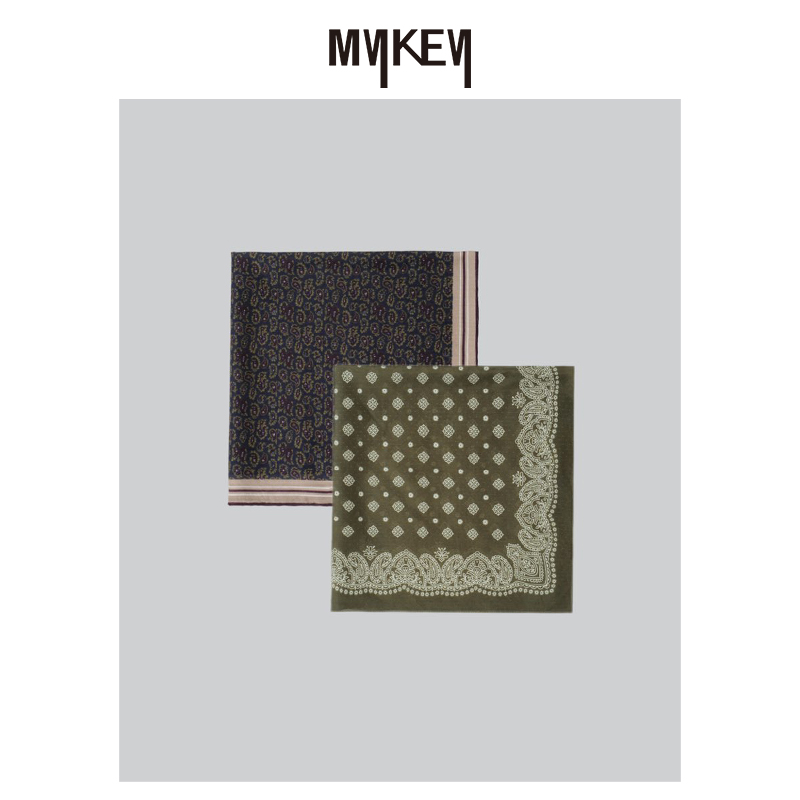 Mykey · 丨温润典雅丨丝棉方巾丨MK5A126