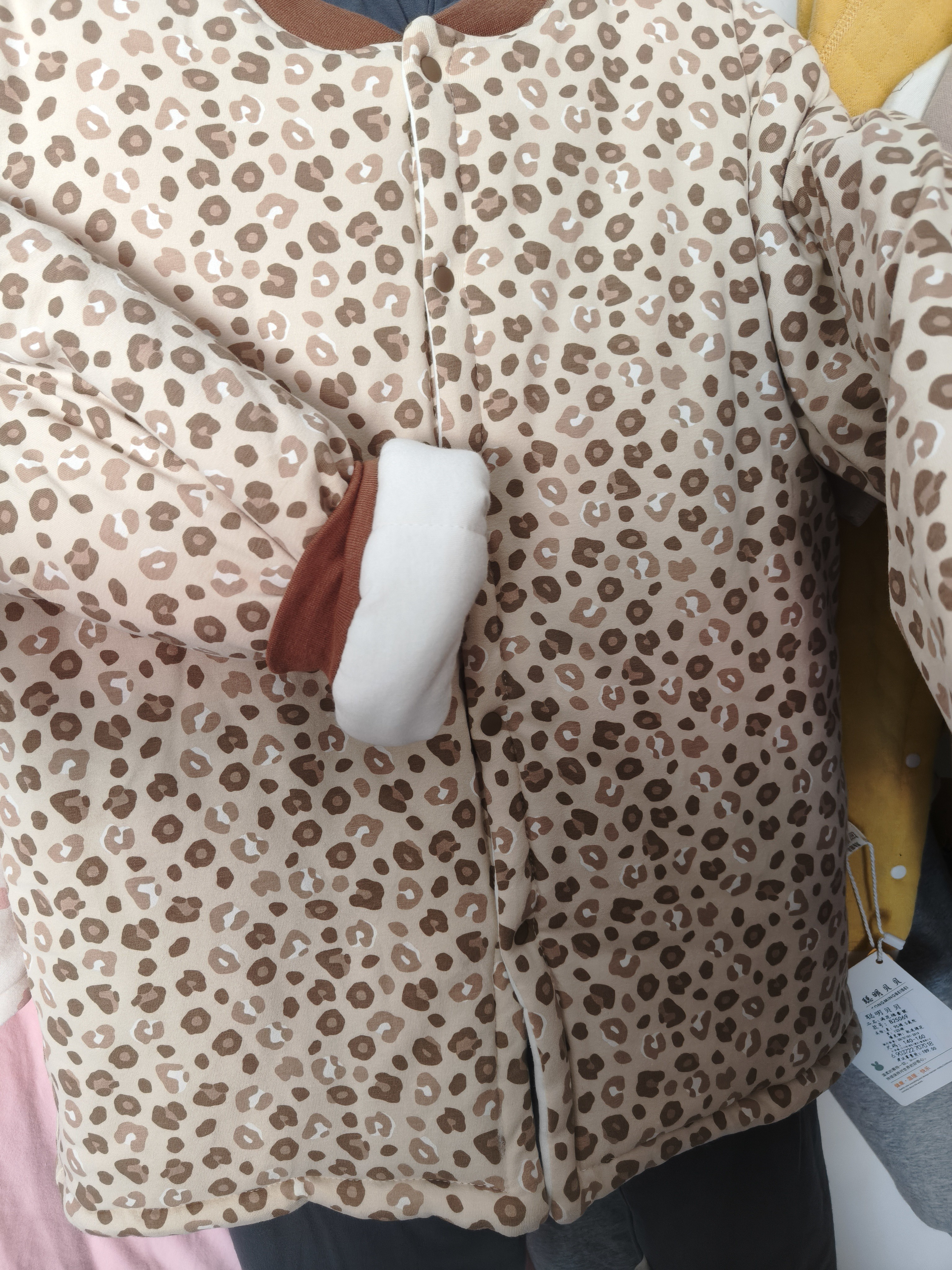 中长款95原创设计常规款棉袄棉服连体衣女宝女童上衣