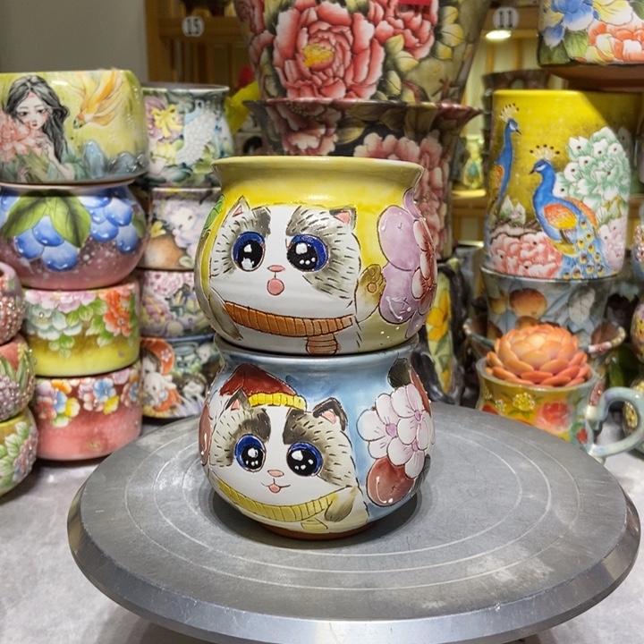 景德镇艺术手绘作品