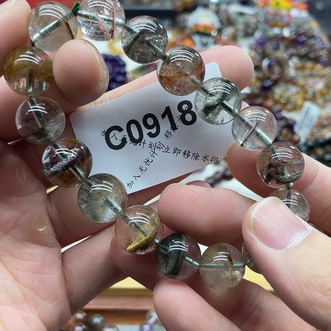 水晶未镶嵌手串天然