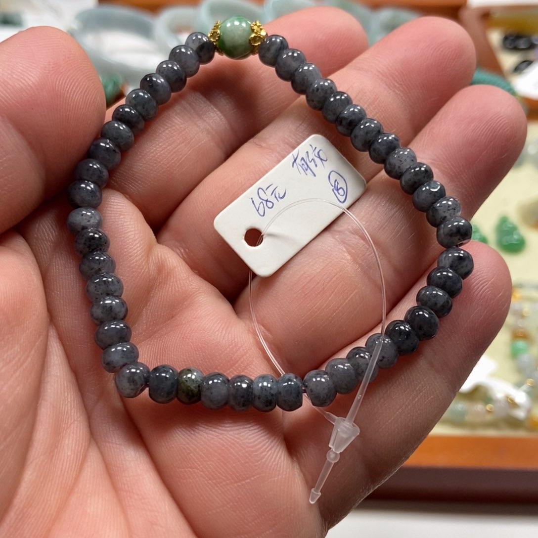 未镶嵌手链翡翠翡翠