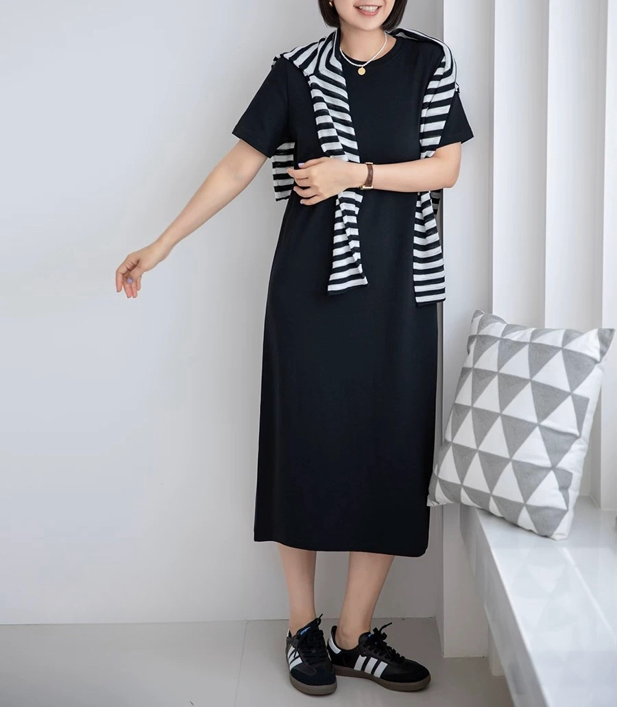 气质【汉麻索罗娜】连衣裙百搭休闲汉麻索罗娜长裙夏季百搭