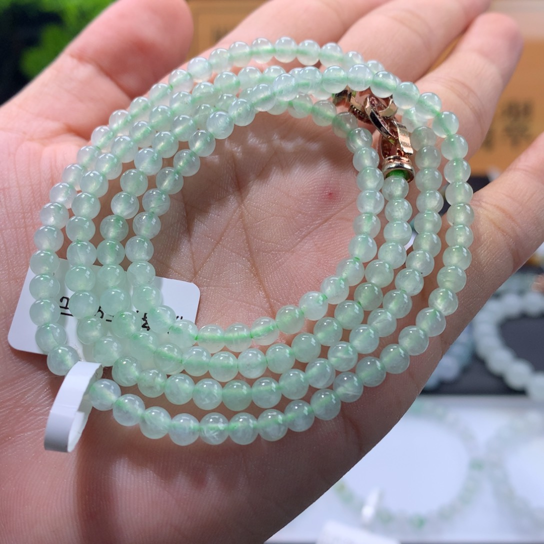 翡翠未镶嵌手链卡4