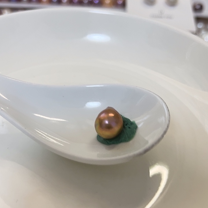 真***淡水珍珠银S925镶嵌吊坠(不含链)