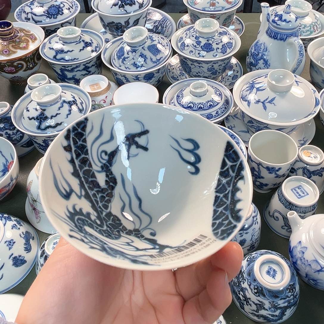 杯青花瓷器青花瓷器