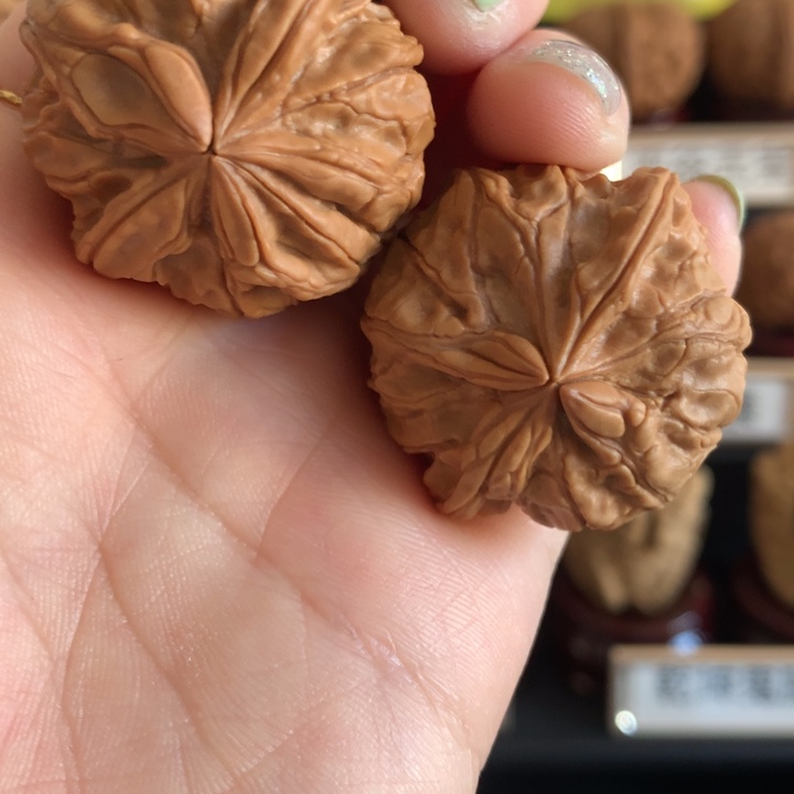 文玩核桃把件莲花36