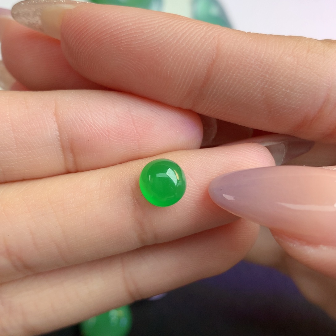 翡翠散珠翡翠6.91/6.62/3.81