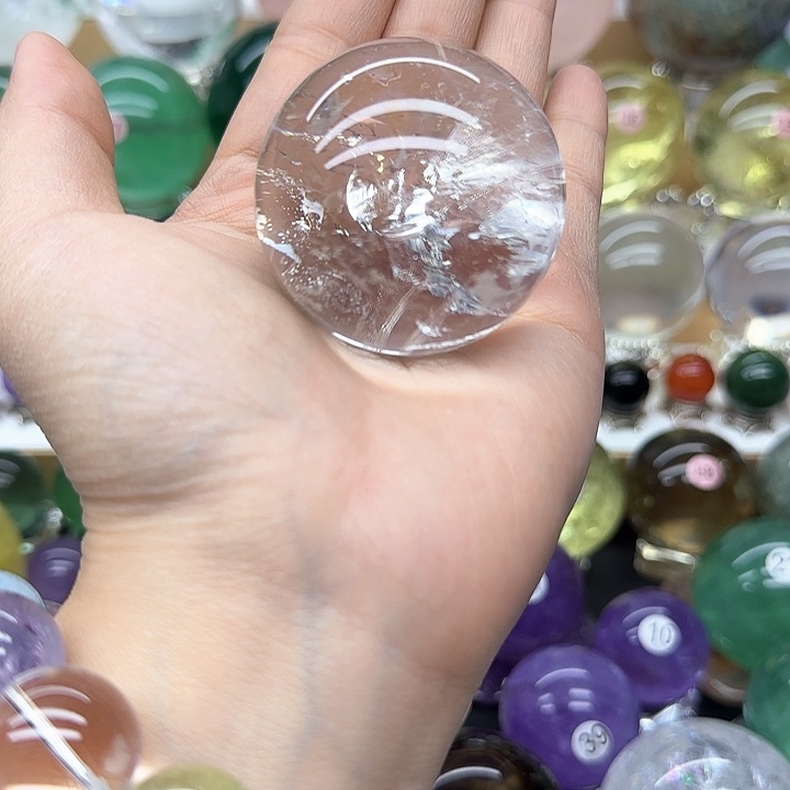 水晶未镶嵌珠宝半成品