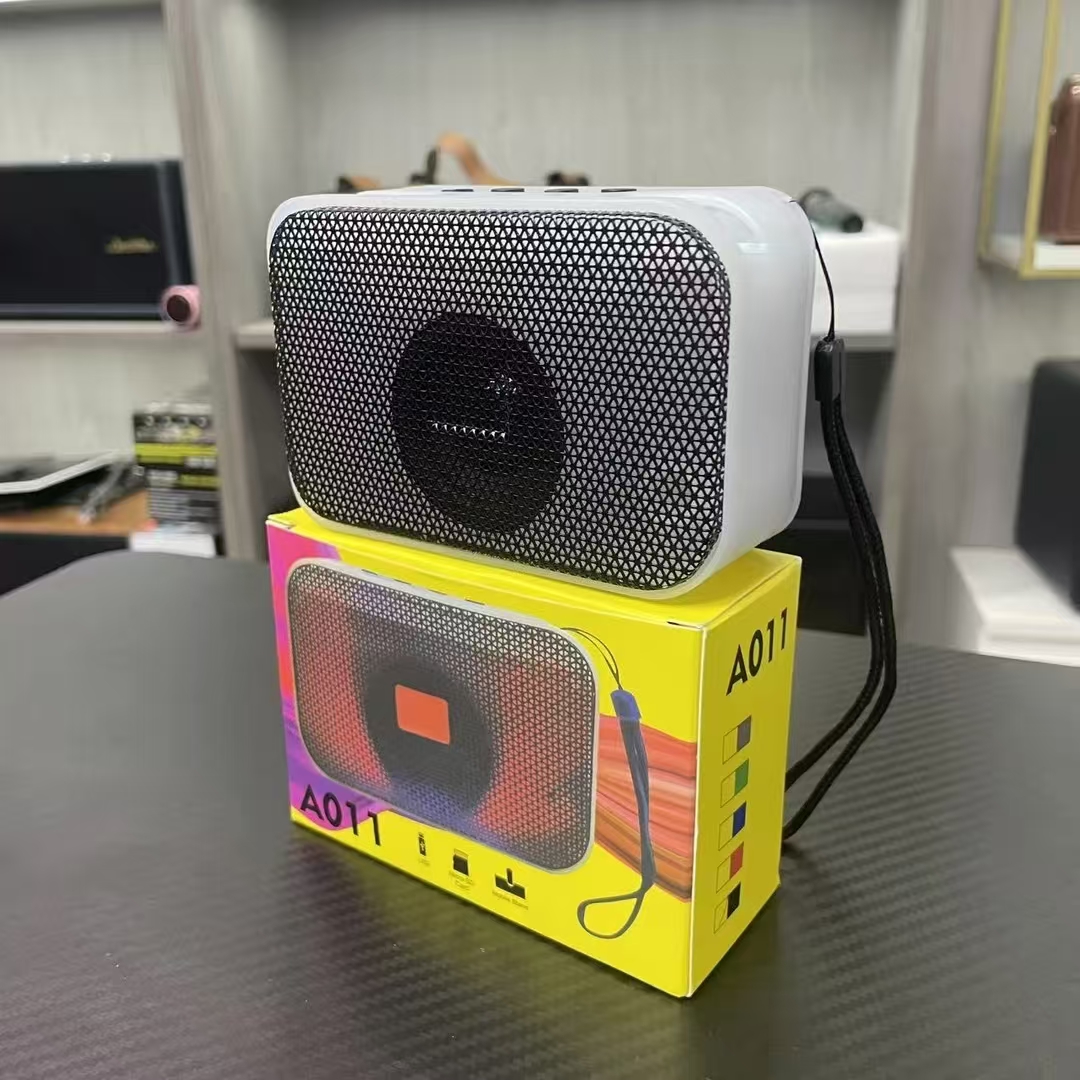 厂家无线音箱A011家用户外蓝牙音响迷你插卡吊绳便携小音箱礼品