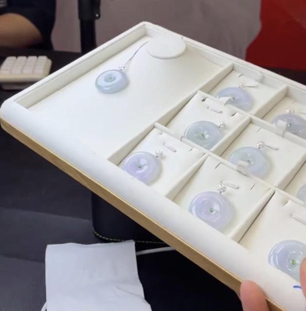 「10.28一哥宠粉款」天然缅甸翡翠挂件/多样性发一/FcGJ23-平安扣