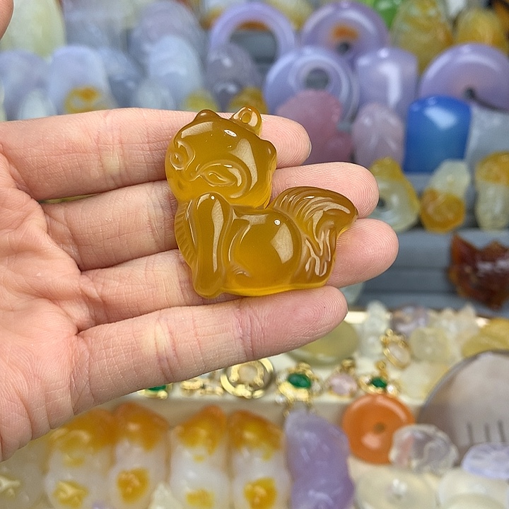 玛瑙/玉髓未镶嵌颈饰