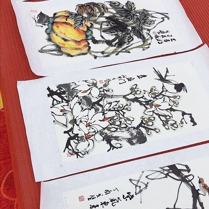 国画阿**斯国画作品展！