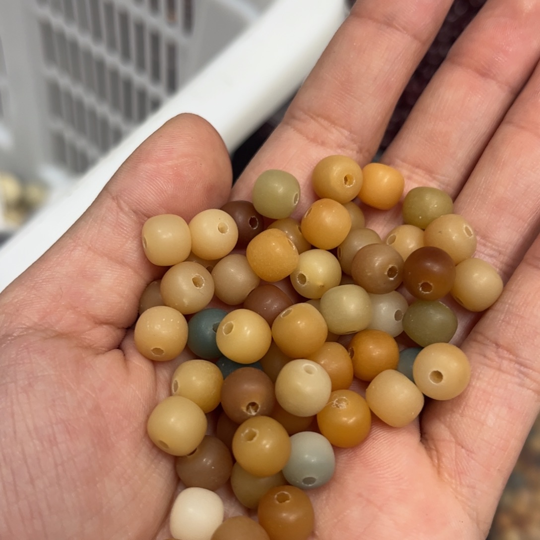 【闪购商品】白玉菩提吊坠z8 108奶黄瑕疵不售后