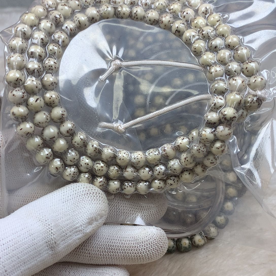 星月菩提手串11号大留白圆珠108-0.7