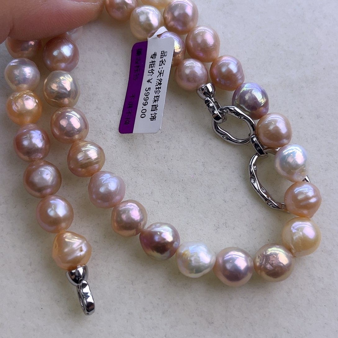 未镶嵌淡水珍珠项链定制708(****