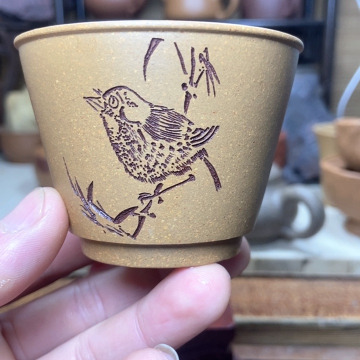 紫砂茶杯紫砂主人杯