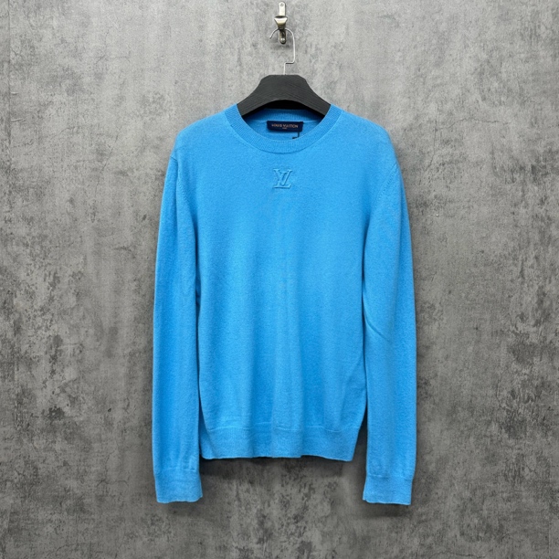 99新 LouisVuitton/路易威登 Lv山羊绒浮雕Logo针织毛衣/RK186/L