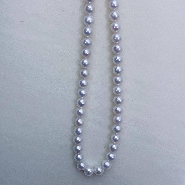 淡水珍珠项链银S925镶嵌