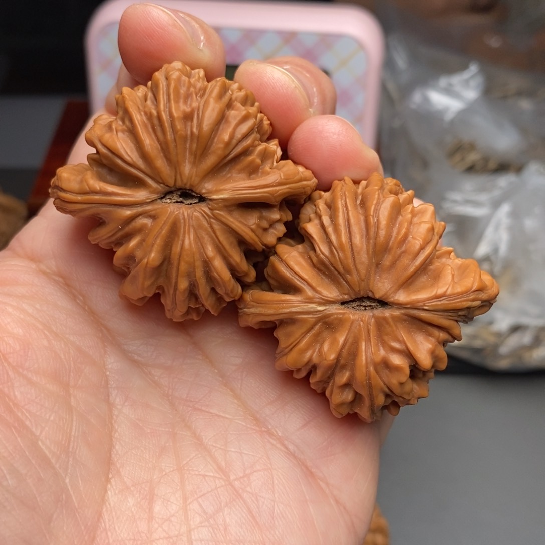 文玩核桃把件i*玉四座楼45