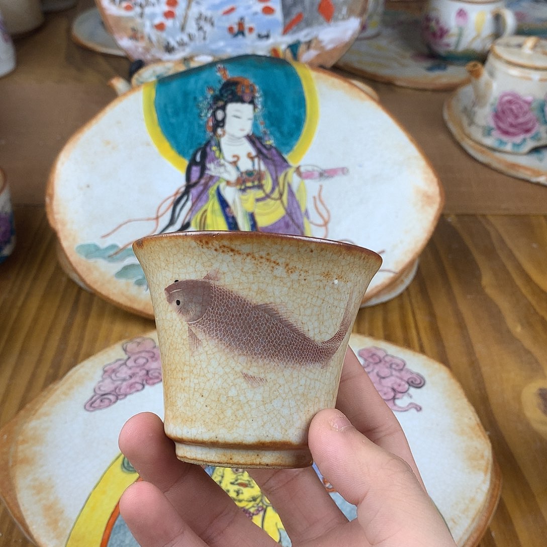 用***5杯景德镇陶瓷手作