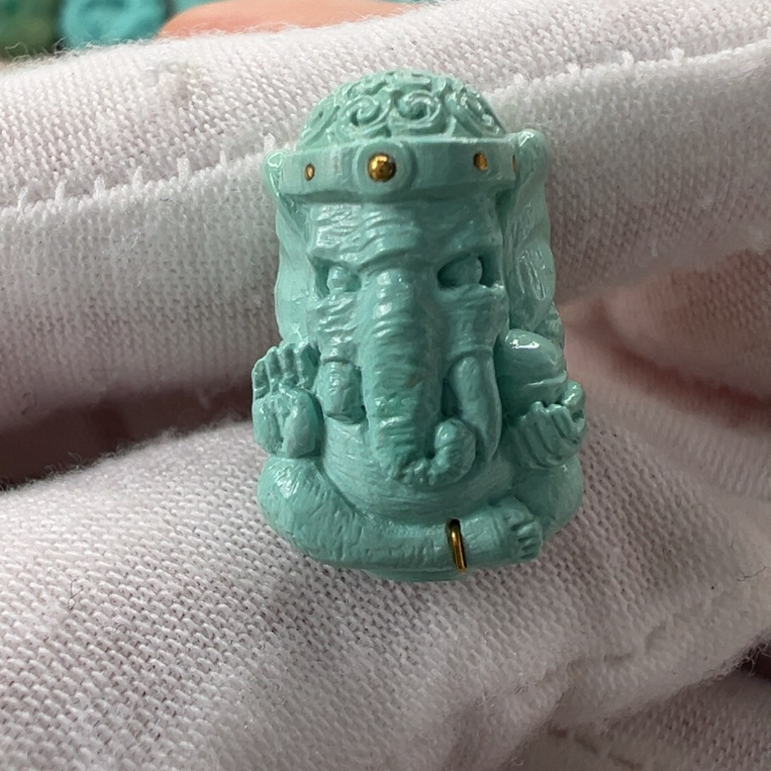 未镶嵌绿松石配饰13mm