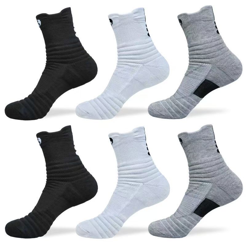 运动跑步袜羽毛球篮球袜骑行袜春夏装备专业马拉松透气薄款袜子袜
