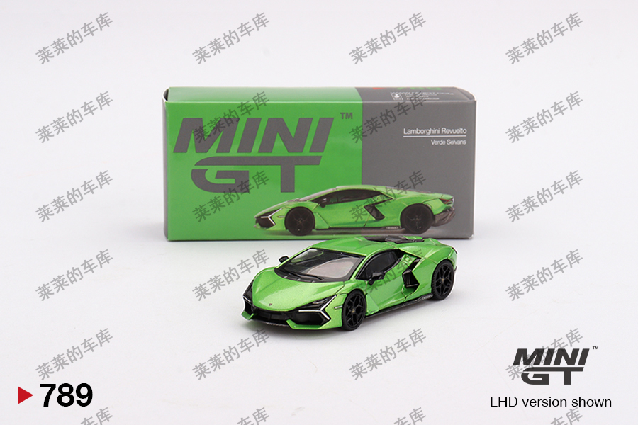MINI GT 1:64 Lamborghini Revuelto Verde Selvans #789