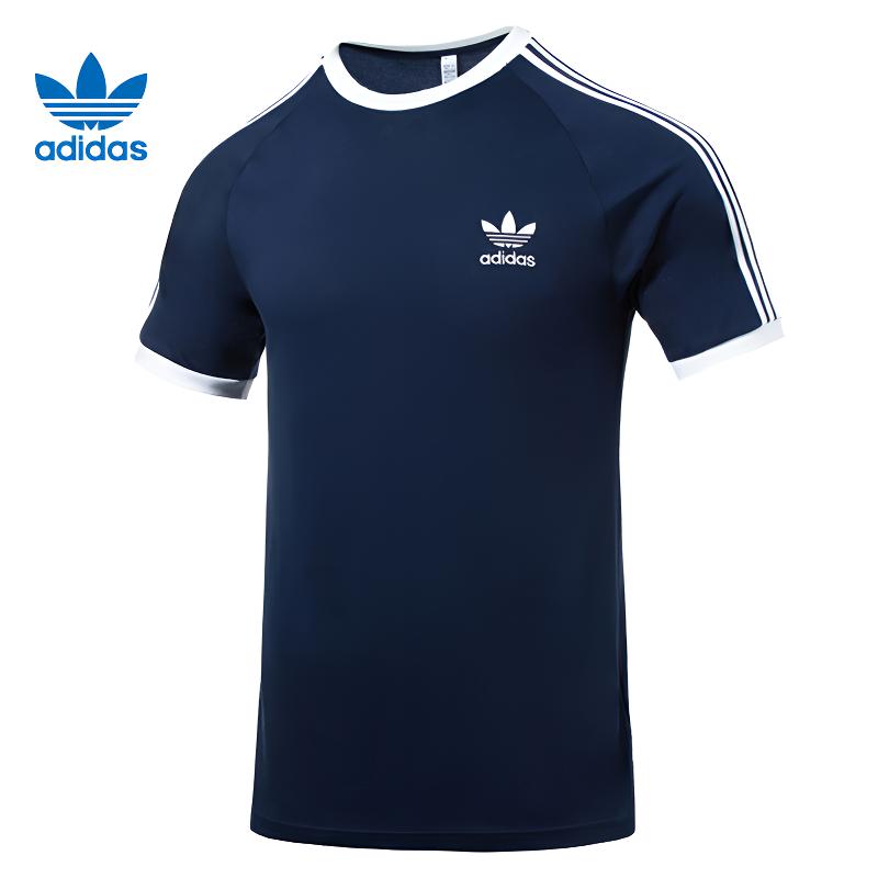 Adidas阿迪达斯三叶草【官方正品】男子纯棉经典短袖宽松T恤IA4850