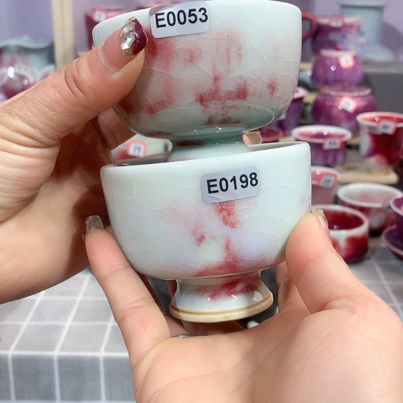 【闪购商品】钧瓷主人杯摆件工艺品
