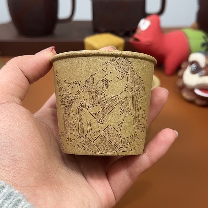 宜兴紫砂主人杯杯