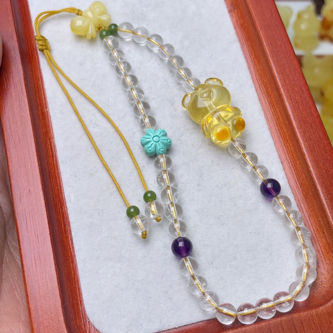 琥珀吊坠(赠链)未镶嵌