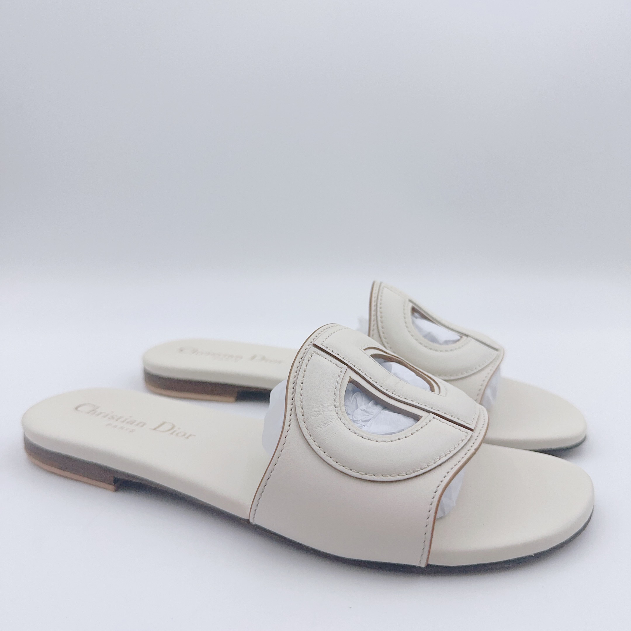 95新 DIOR/迪奥 36码/经典CD凉拖/00803