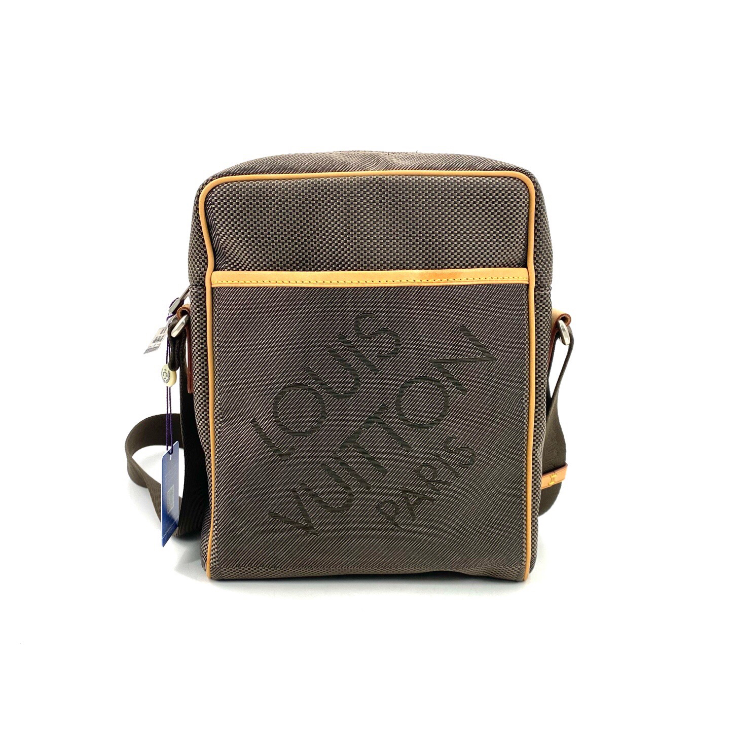 99新 LouisVuitton/路易威登 陆军系列帆布斜挎包 尺寸20/26
