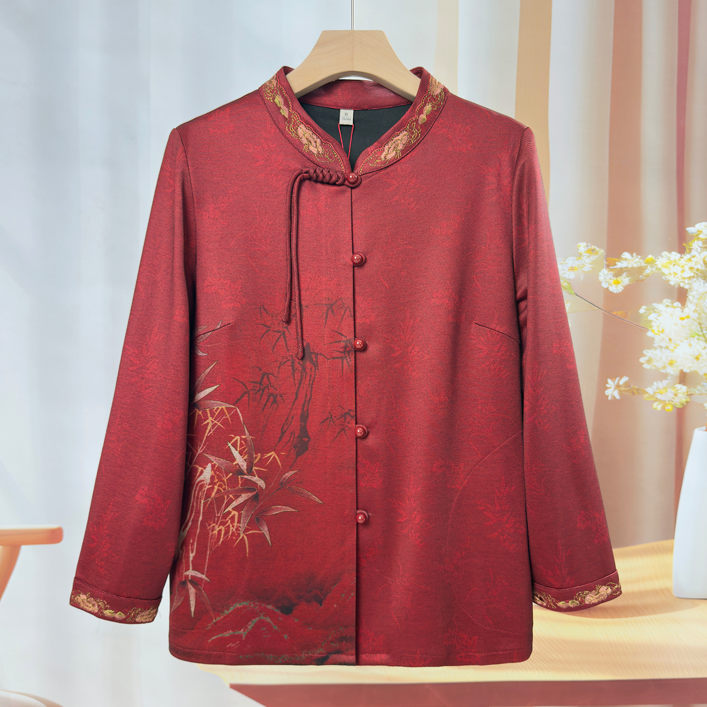 中老年人早秋装女长袖衬衫70岁老人妈妈款上衣服奶奶装春秋薄外套