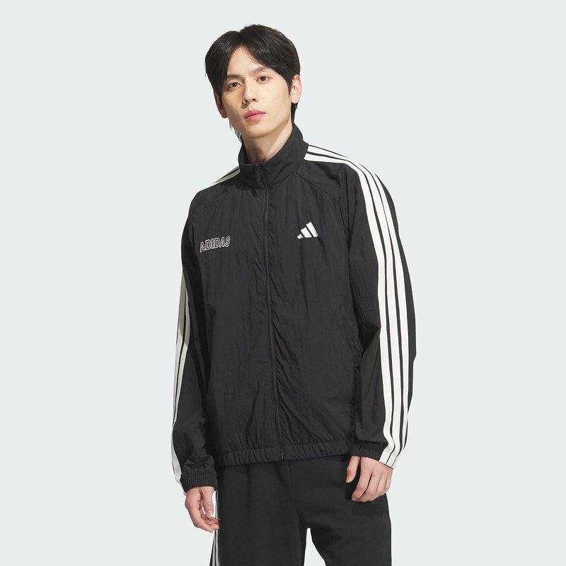 adidas/阿迪达斯『商城专属』男子拒水运动休闲宽松夹克外套 KB9132