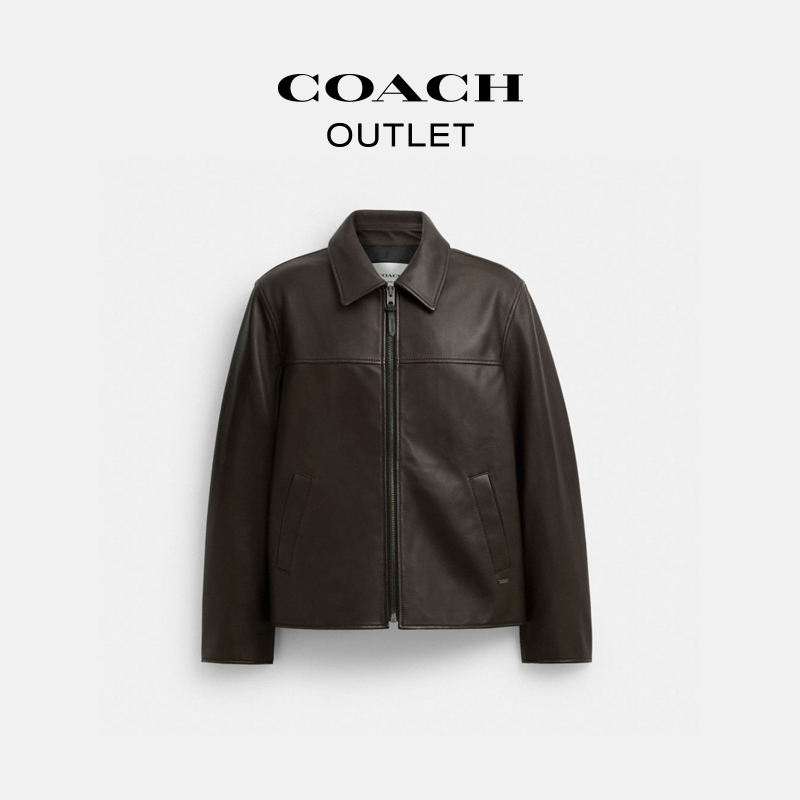 COACH/蔻驰奥莱 皮革夹克