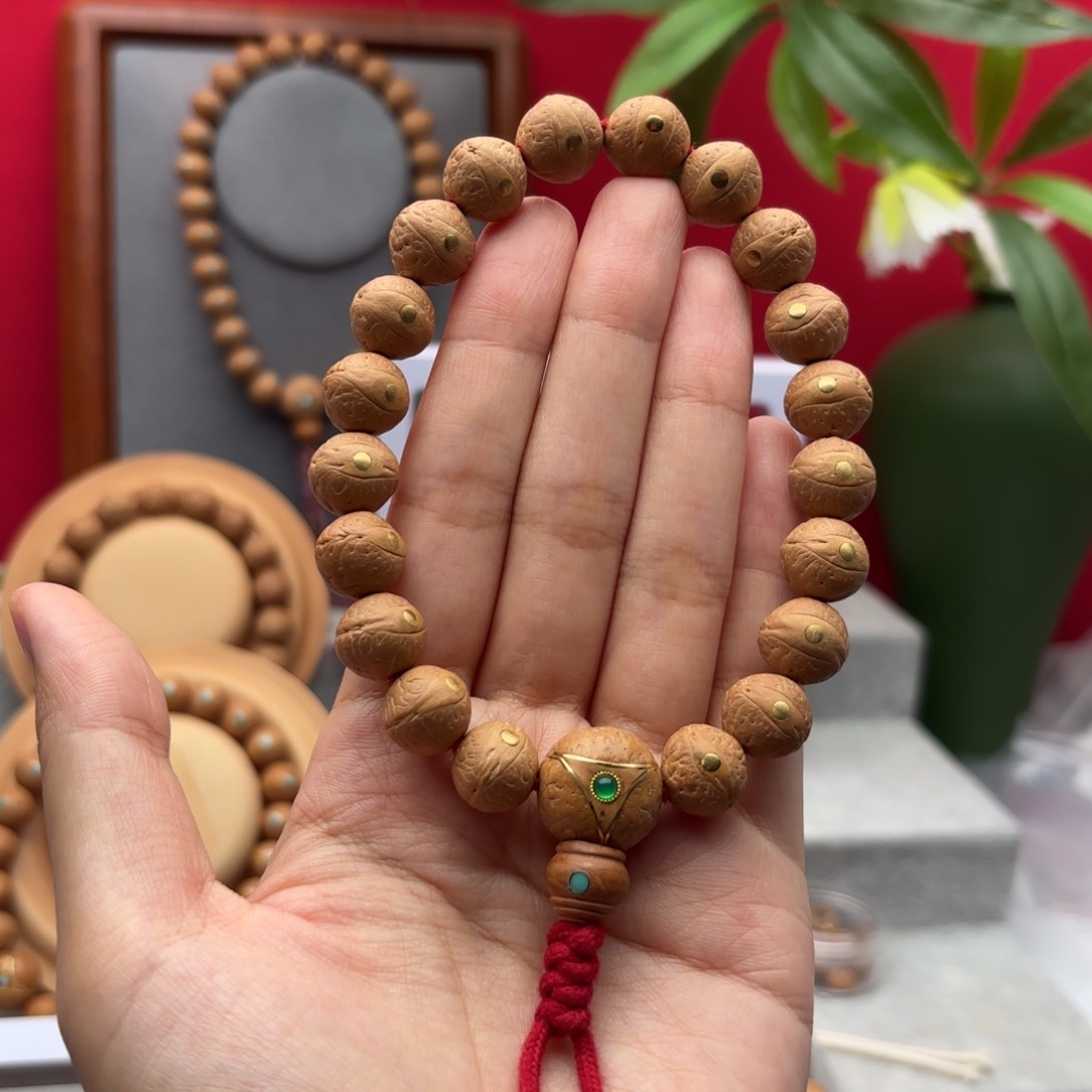凤眼菩提手串12.5左右镶嵌手串