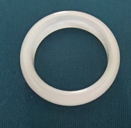 高冰种马料白月光玛瑙玉髓戒圈多样性发货